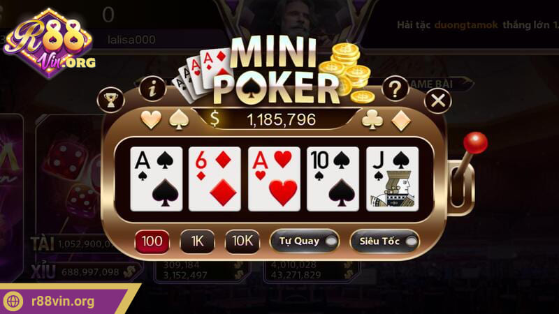Thuật ngữ thường gặp trong game mini poker R88