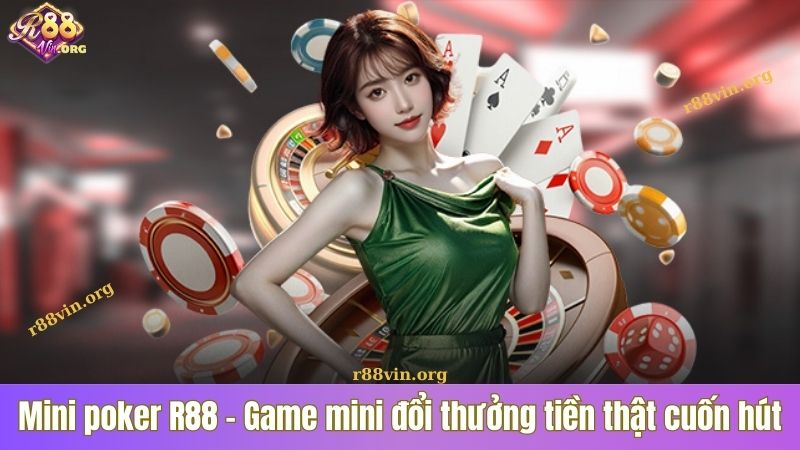 Mini poker R88 - Game mini đổi thưởng tiền thật cuốn hút