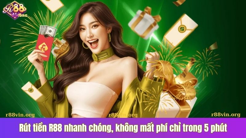 Rút tiền R88 nhanh chóng, không mất phí chỉ trong 5 phút
