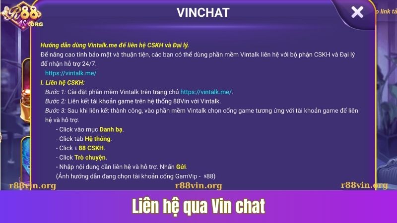 Liên hệ qua Vin chat